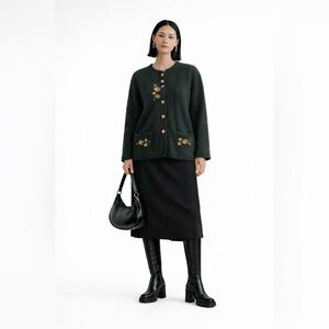 VINTAGE Dalia - Wool blend Cardigan